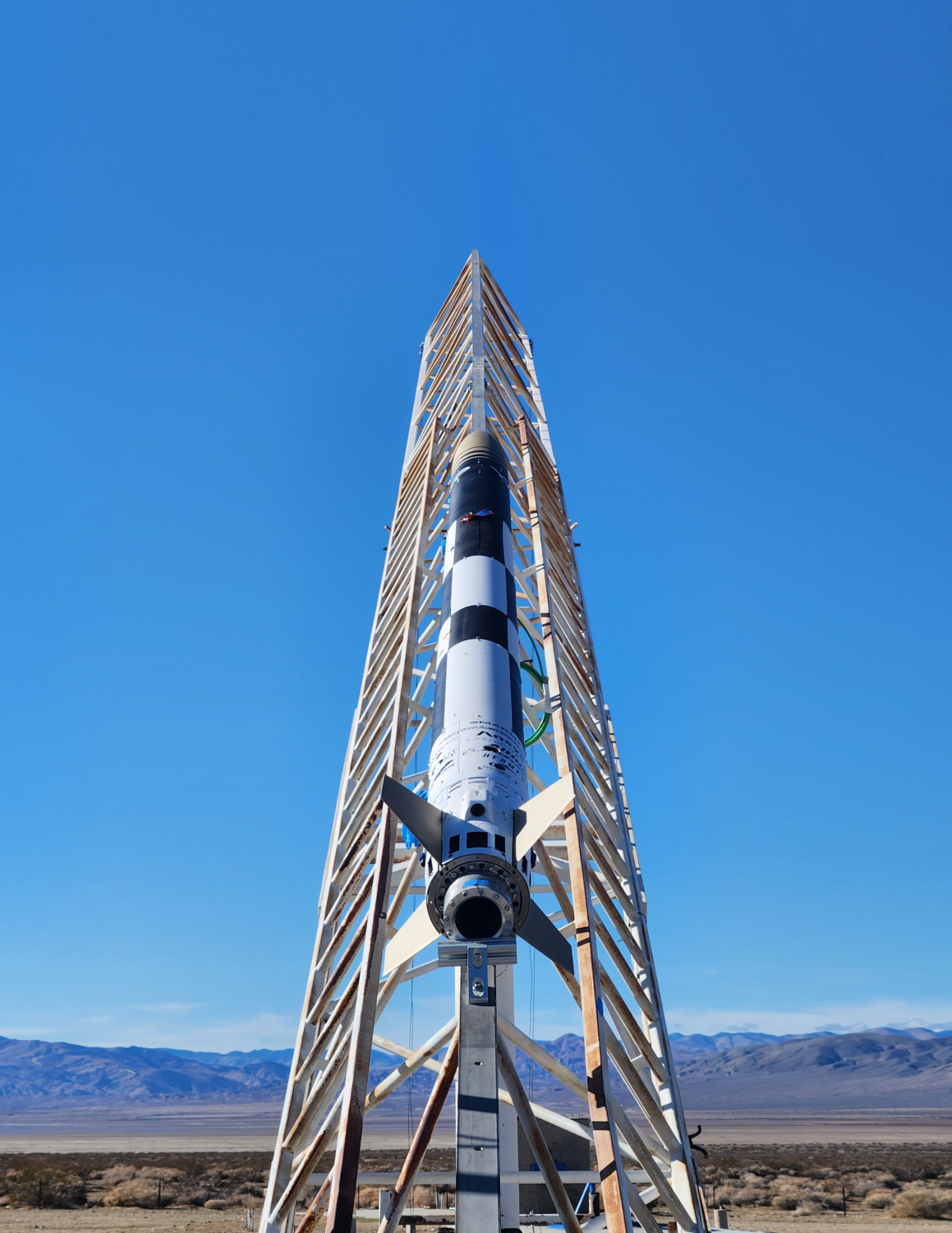 ocket launch set up as part of Georgia Tech research