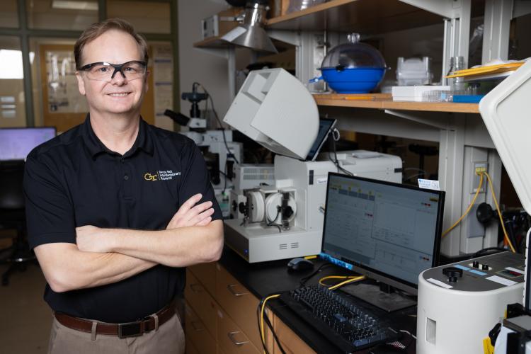 J. Carson Meredith, Executive Director of Renewable Bioproducts Institute and Professor in Georgia Tech's School of Chemical and Biomolecular Engineering