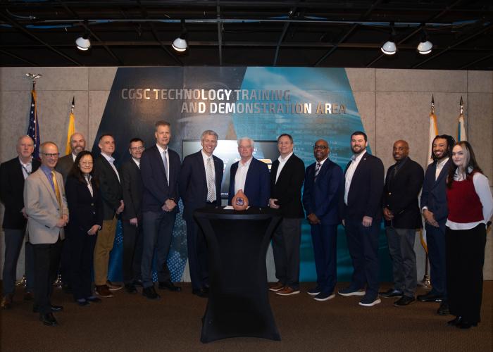Group of people at Georgia Tech/Sandia MOU signing