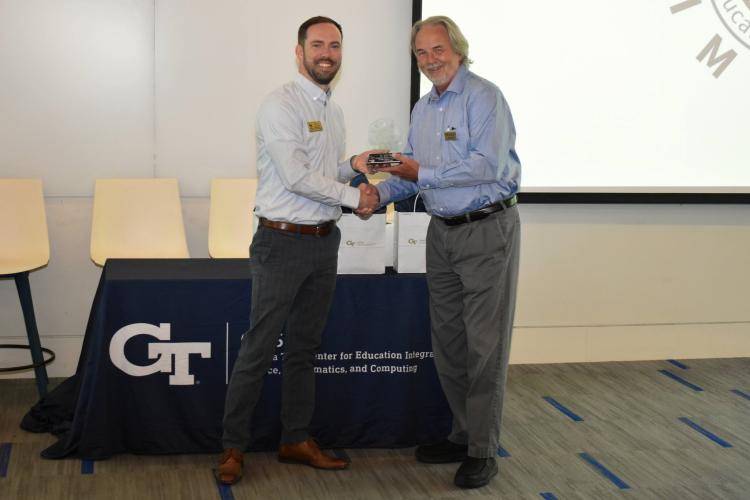 Russ Clark receives CEISMC Impact Award