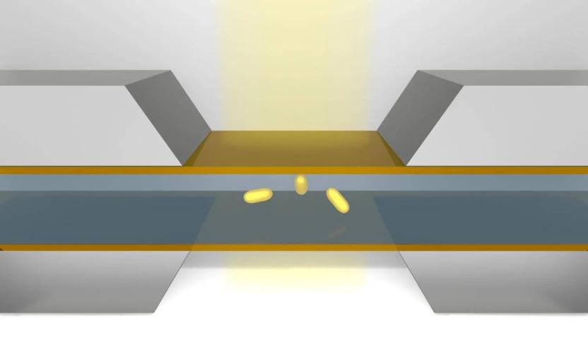Computer generated model of nanoparticles