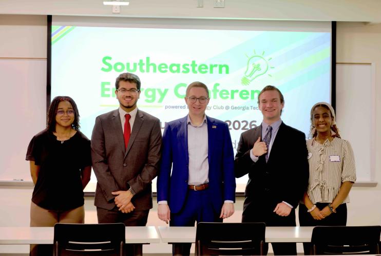 Energy Club members with Alex Fitzsimmons (middle), Under Secretary of Energy (Acting) at U.S. Department of Energy