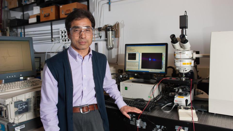 Meilin Liu in his lab
