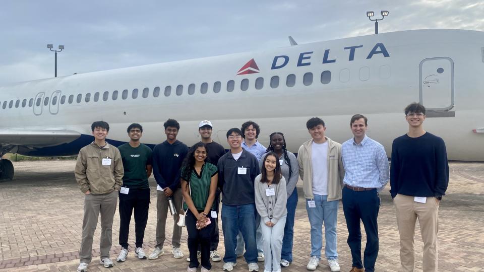 Members of ElectrifyGT visiting Delta.