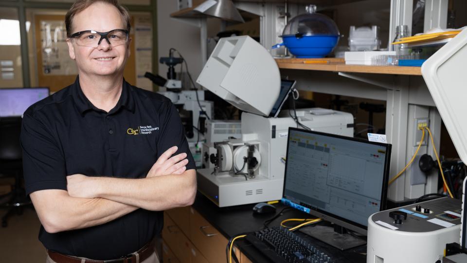 J. Carson Meredith, Executive Director of Renewable Bioproducts Institute and Professor in Georgia Tech's School of Chemical and Biomolecular Engineering