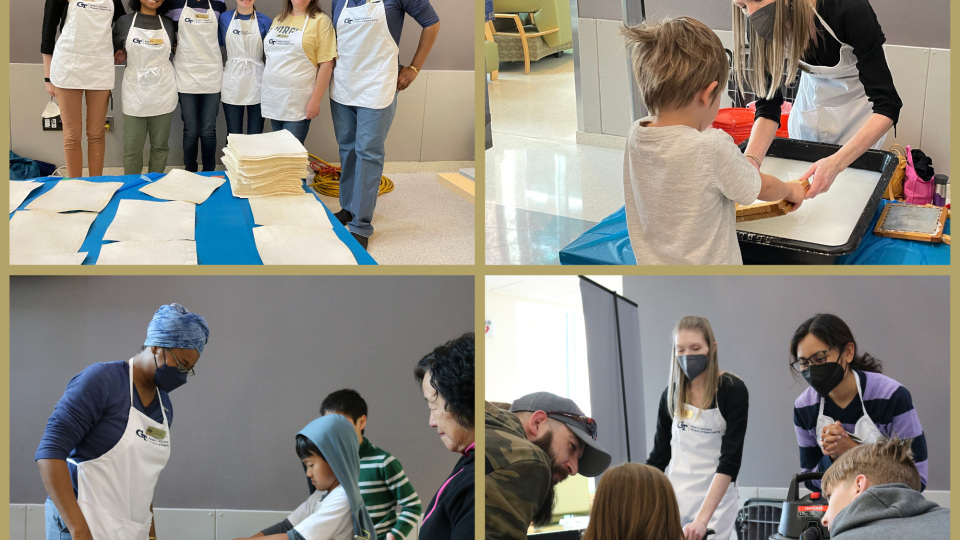  Images from the Papermaking booth of the Robert C. Williams Museum of Papermaking at GT Science and Engineering Day