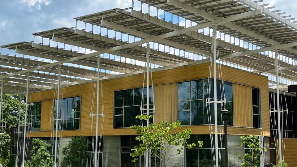 A photo of The Kendeda Buliding at Georgia Tech