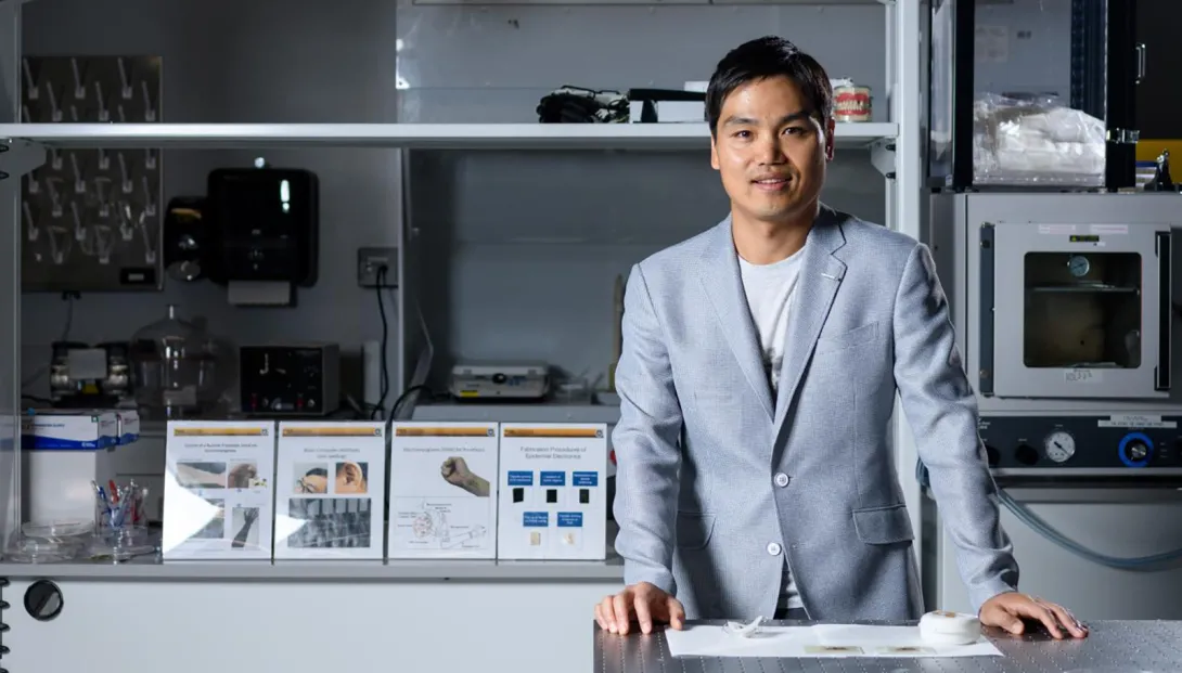 W. Hong Yeo is leading a $3 million  NSF research training program to develop a new generation of engineers focused on creating sustainable medical devices.