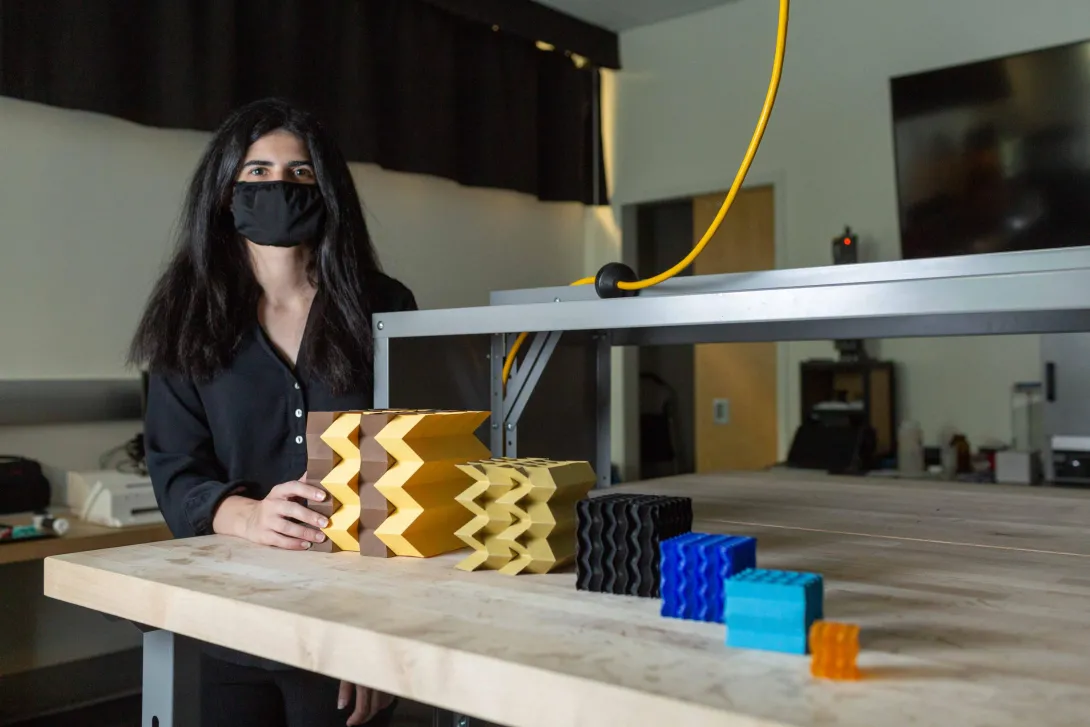 Origami metamaterial prototypes