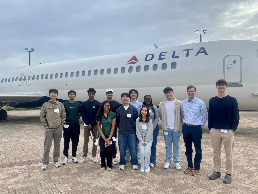 Members of ElectrifyGT visiting Delta.