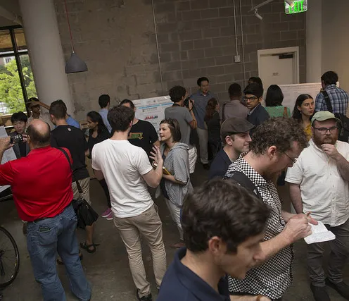 Image of the 2017 Design Science for Social Good poster session.