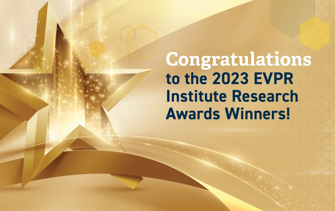 EVPR Institute Research Awards Banner