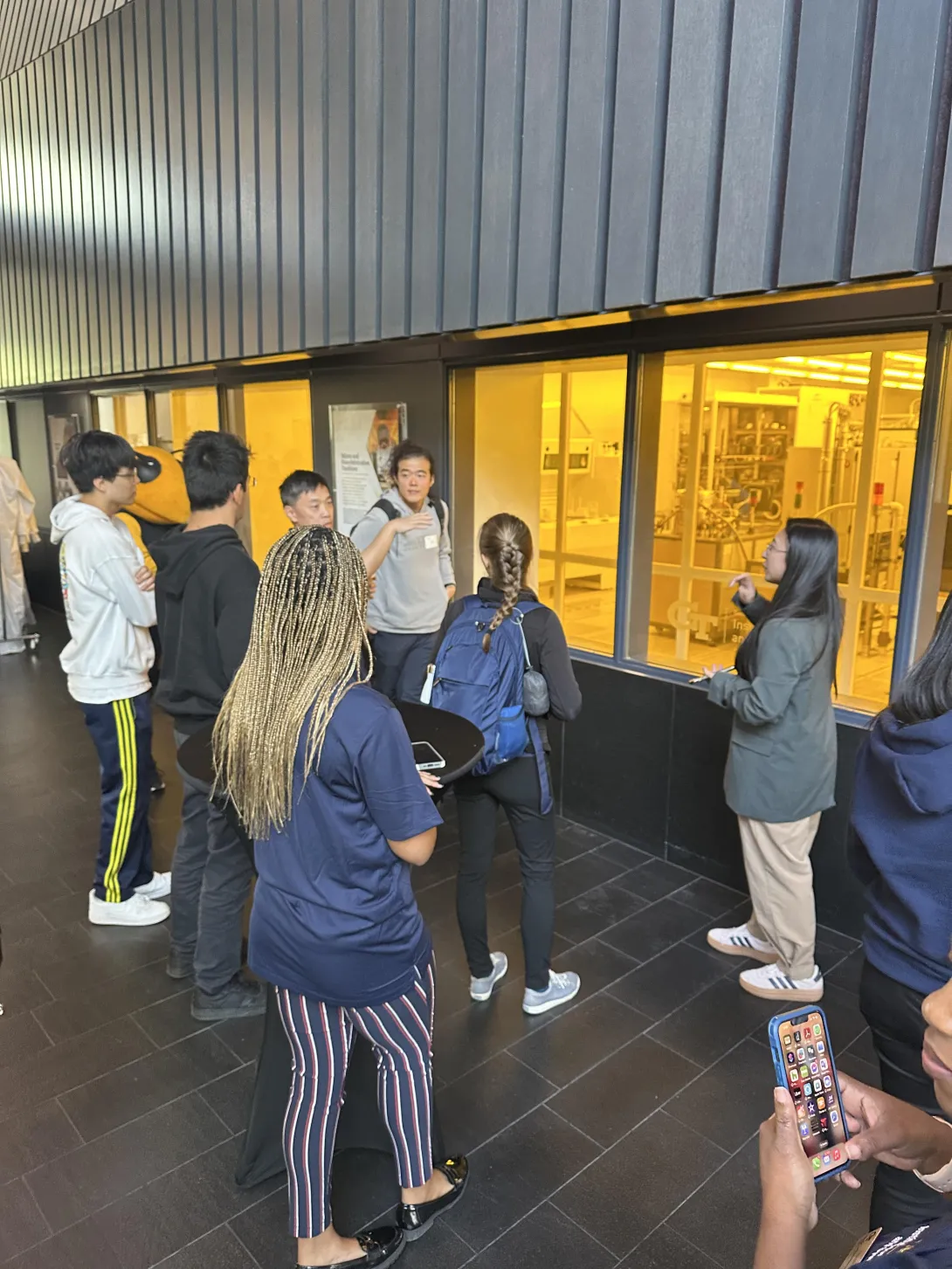 A window tour of the fabrication facility at Georgia Tech during the IMS Opening Showcase