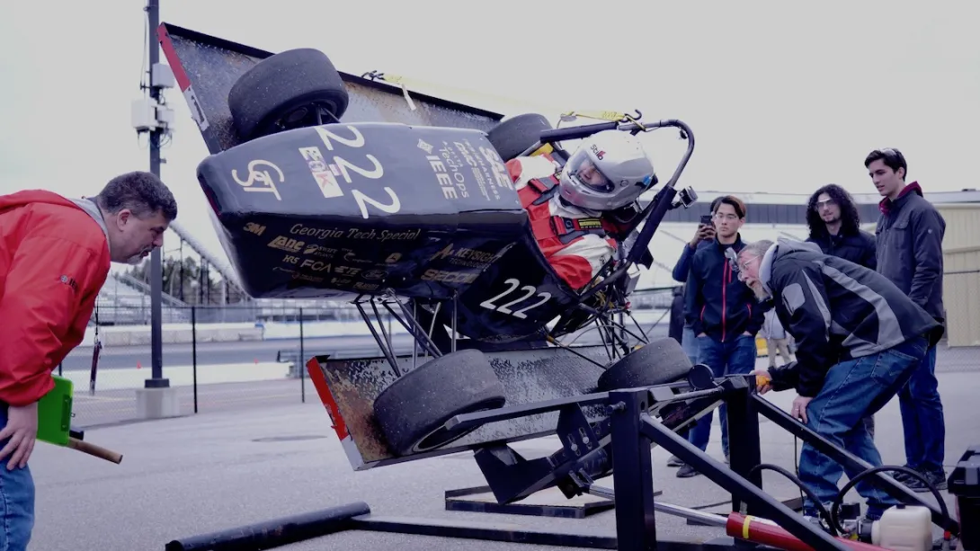 Tilt test performed before the Endurance Race.