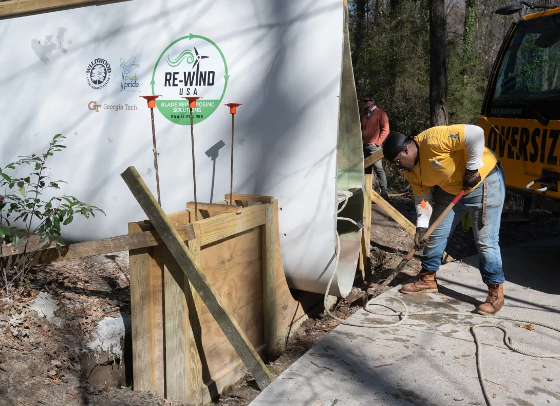 Turbine bridge installation