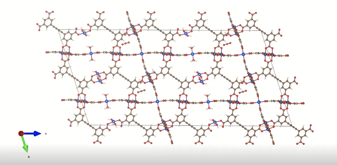 a lattice-like molecular model