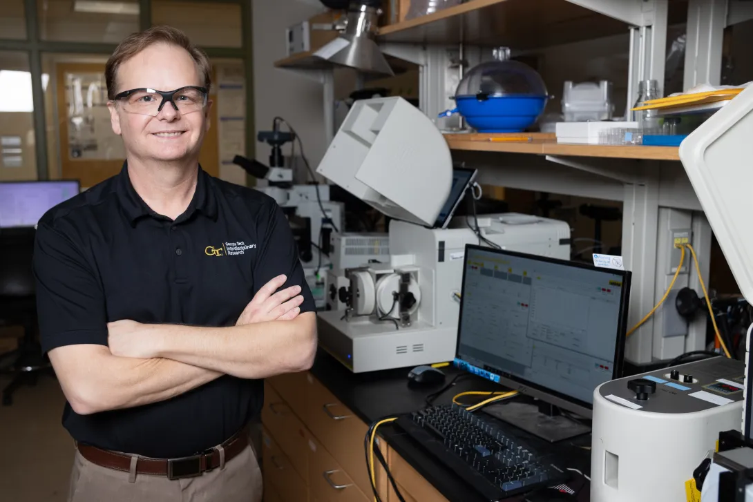 J. Carson Meredith, Executive Director of Renewable Bioproducts Institute and Professor in Georgia Tech's School of Chemical and Biomolecular Engineering