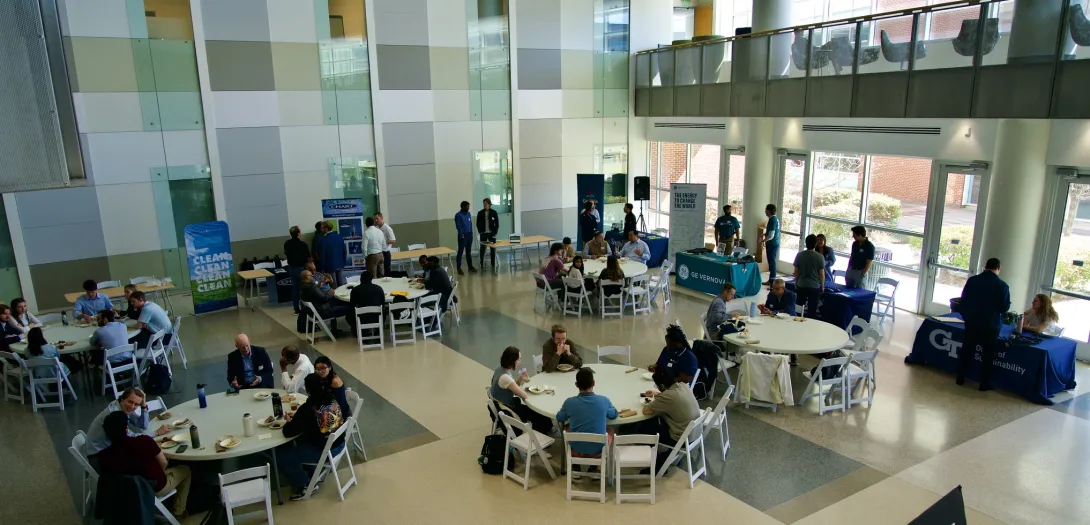 Industry Showcase at the 2025 Southeastern Energy Conference, organized by the student-led Energy Club at Georgia Tech