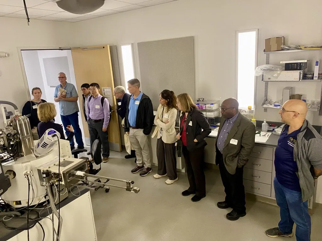 A walking tour of the materials characterization facility at Georgia Tech during the IMS Opening Showcase