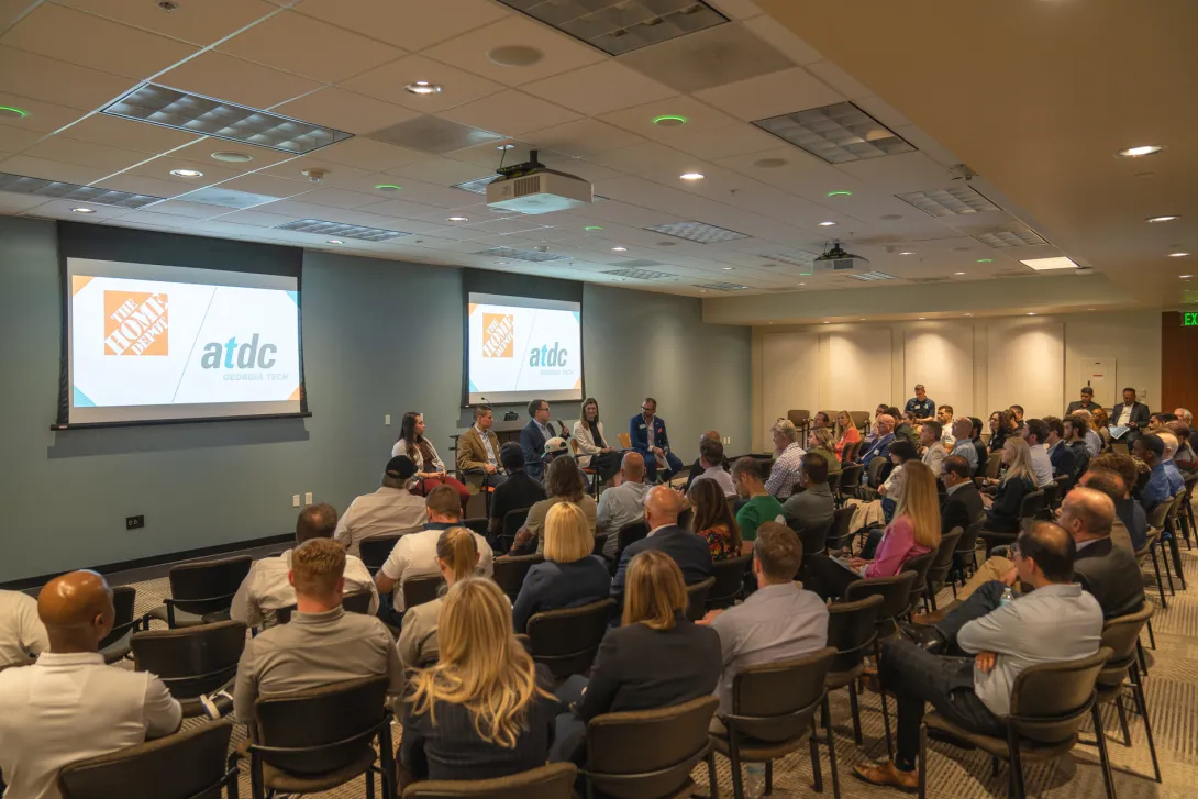 Panelists and audience photo