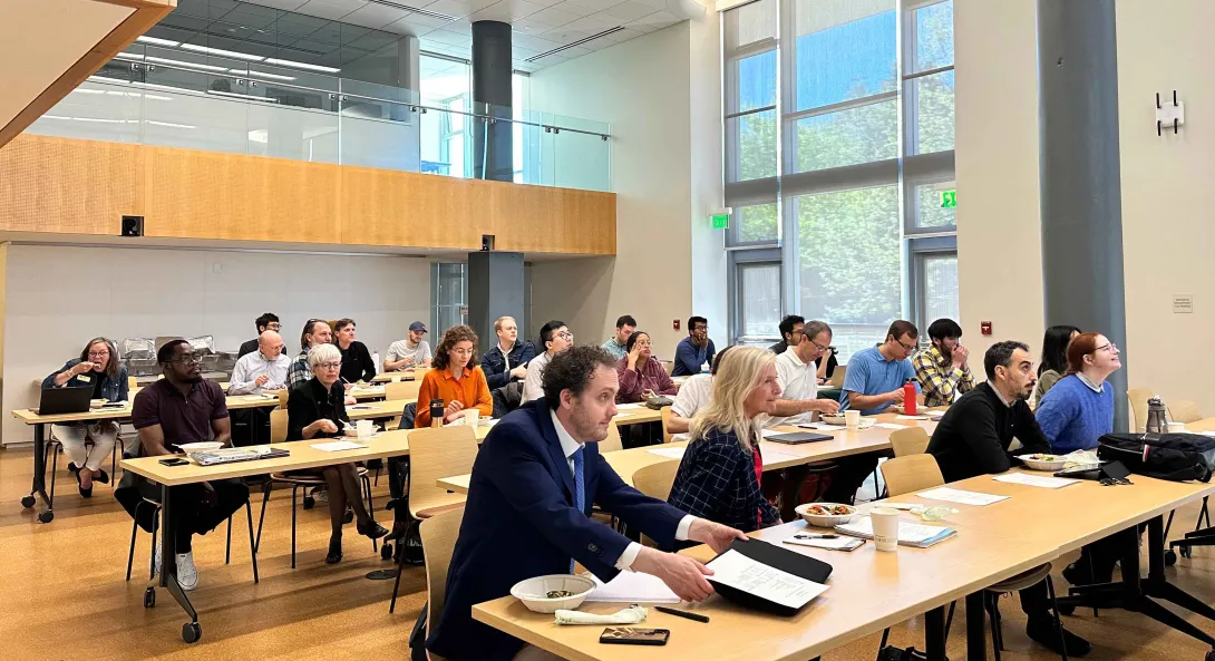 Audience at the EPICenter Lightning Talks held on April 12th at the Georgia Tech Library