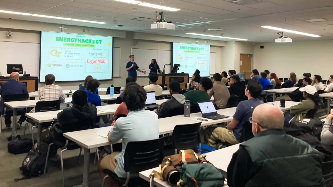 Presentations during EnergyHack@GT