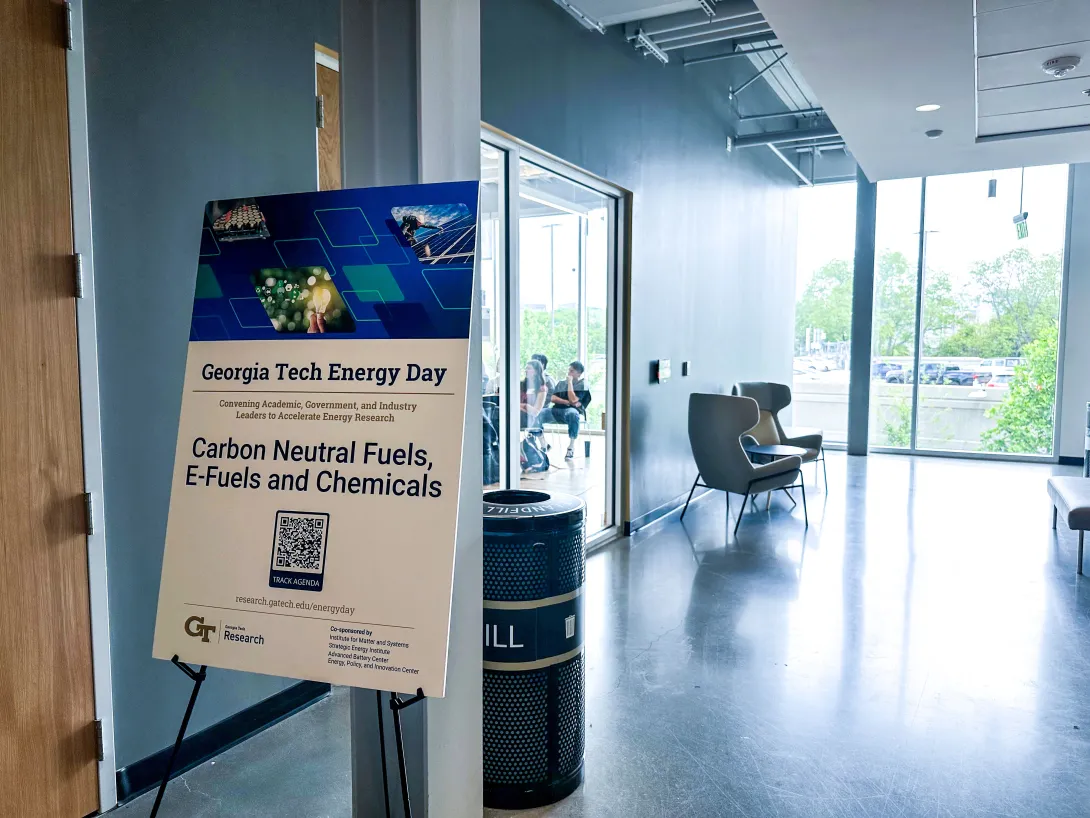 Session sign for Energy Day