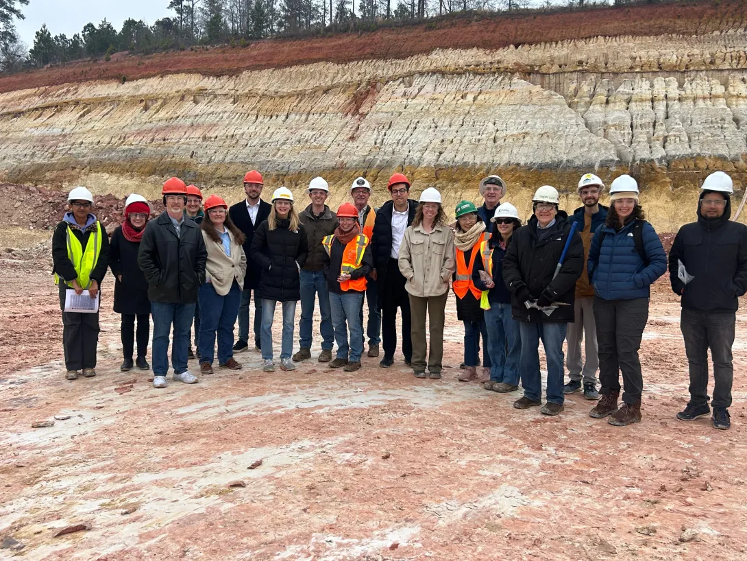 Day 2 of the symposium included a visit to a Georgia mining operation