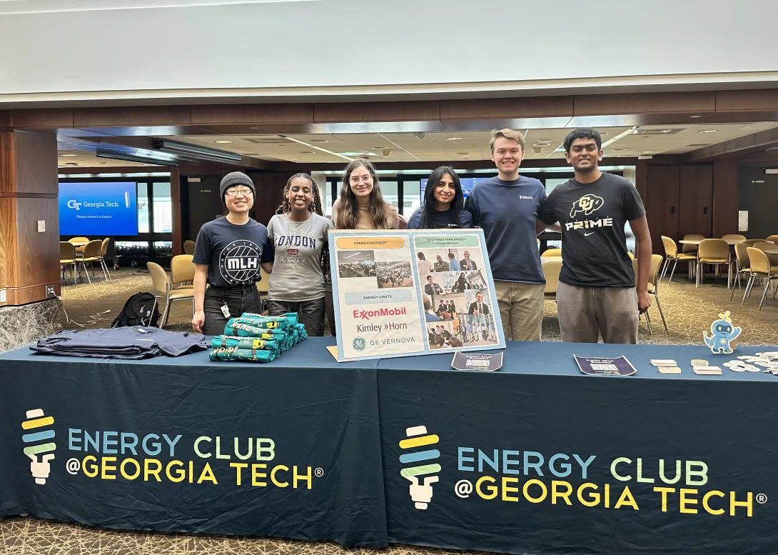 Energy Club Team on the Hackathon Day