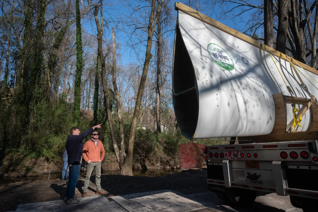 Bridge installation 