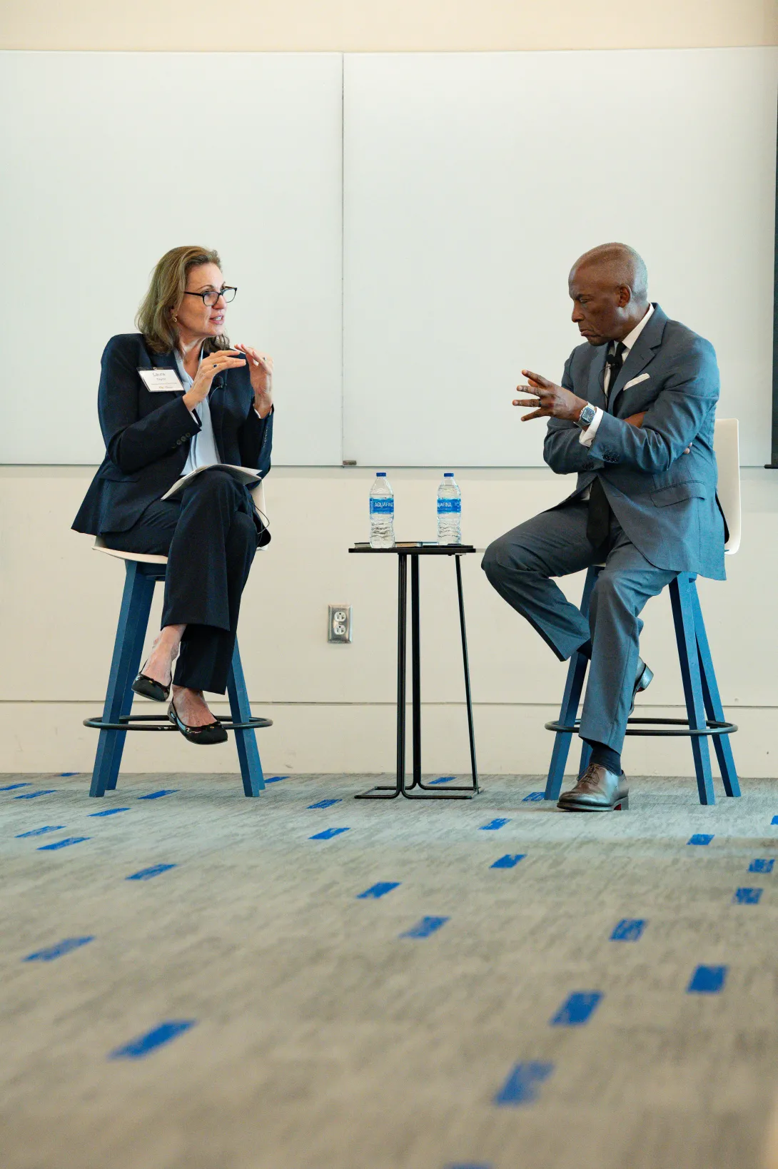 EPIcenter Director Laura Taylor with Southern Company Chairman and CEO Chris Womack during the keynote address
