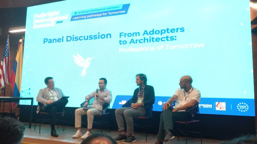 SCI faculty member Pedro Guillermo Feijóo-García was selected by Fulbright Colombia to moderate the closing panel of the Fulbright Reimagined Summit on AI. 