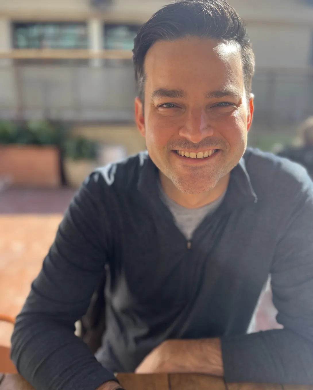 Smiling man