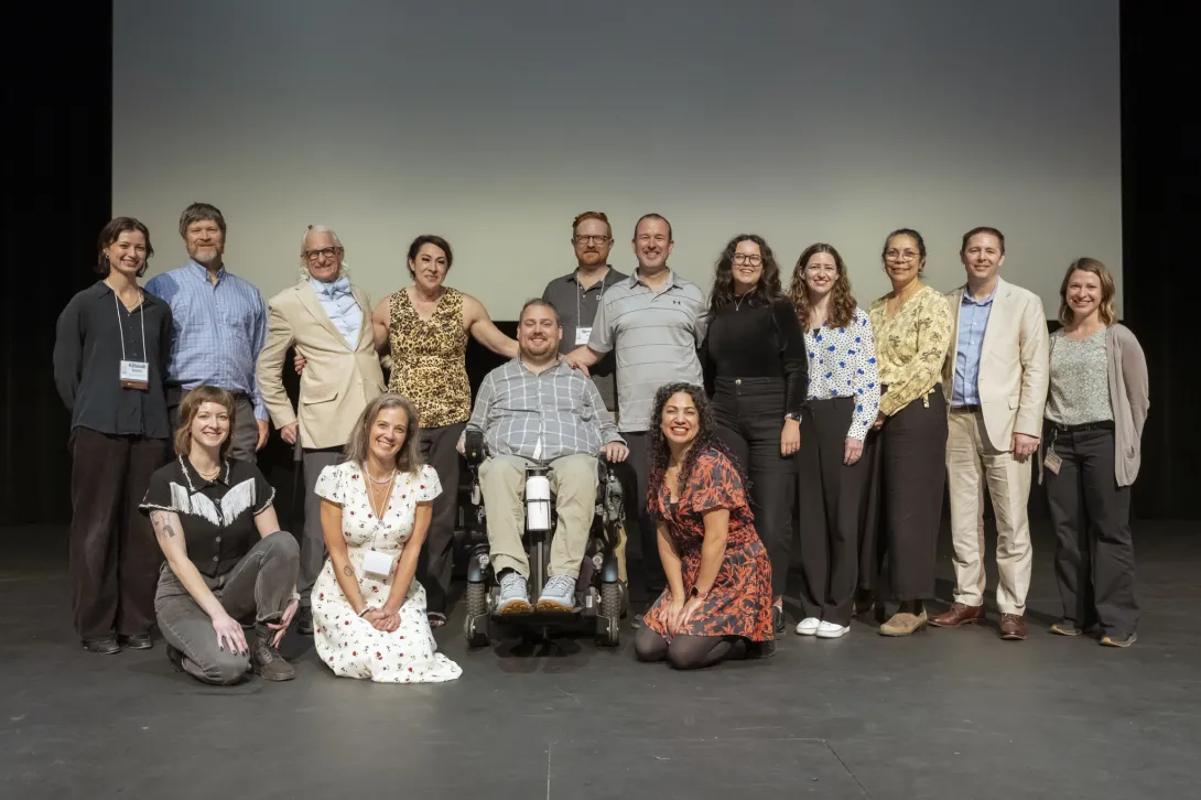 Storytellers, event organizers, and sponsor representatives at "Wired Lives."