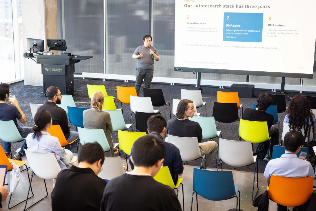 Photo from ML@GT Student Conference