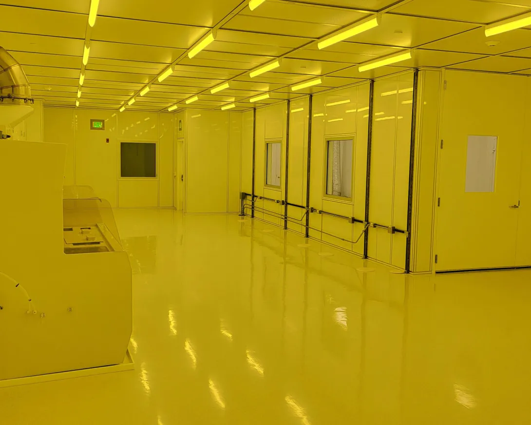 Inside the new Marcus Nanotechnology Building cleanroom space