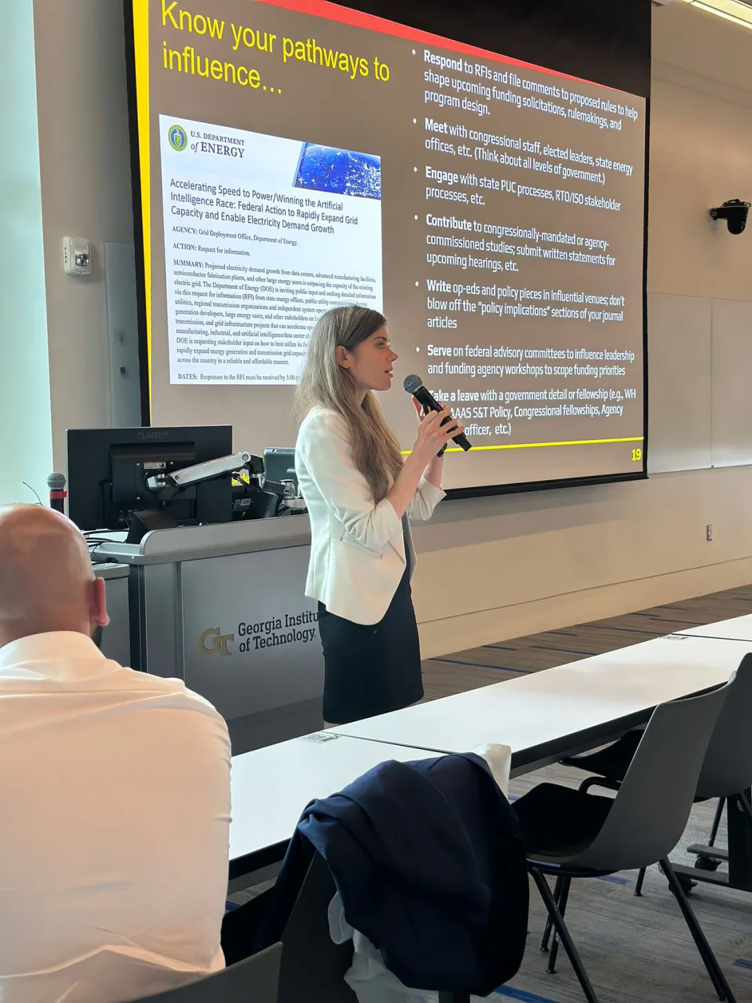 Kelly Sanders, professor of civil and environmental engineering at the University of Southern California gives a keynote at the 2026 MES Workshop