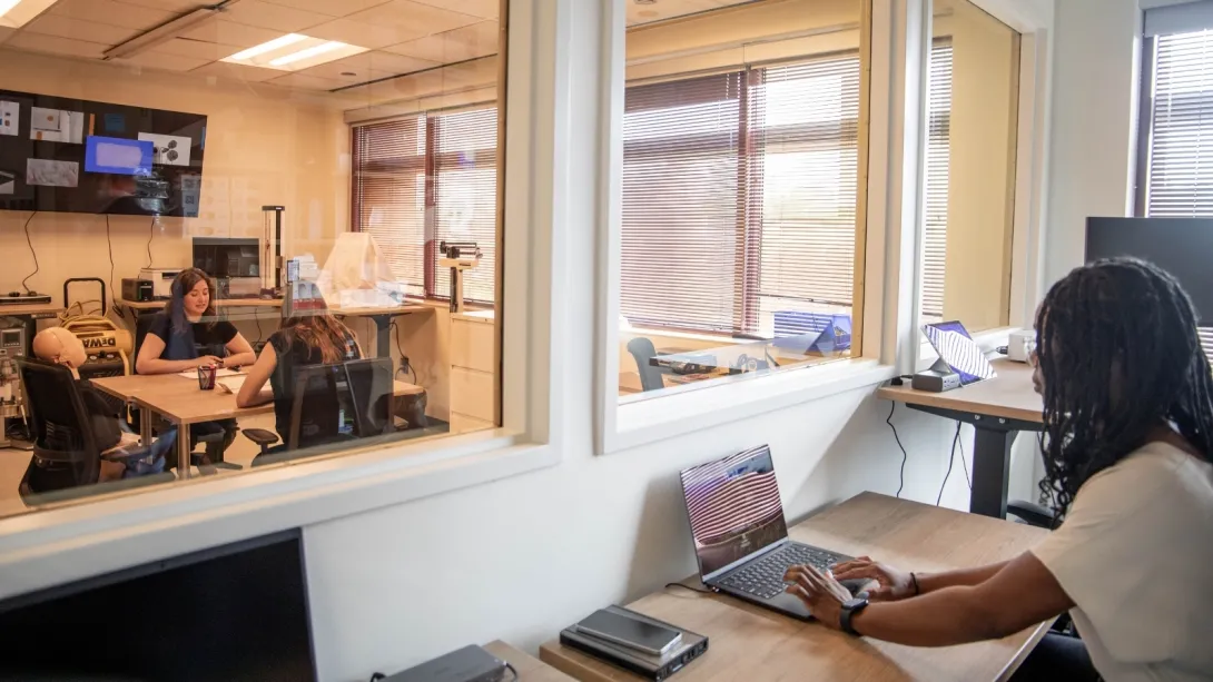 Researchers working in Georgia Tech's Center for Advanced Communications Policy