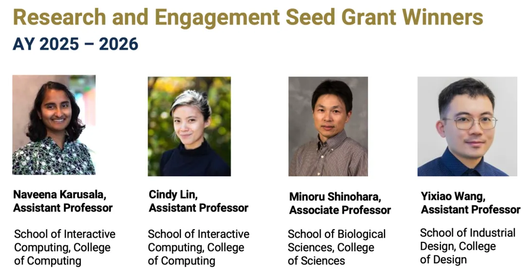 IPaT-GTRI 2025-2026 Seed Grant Winners