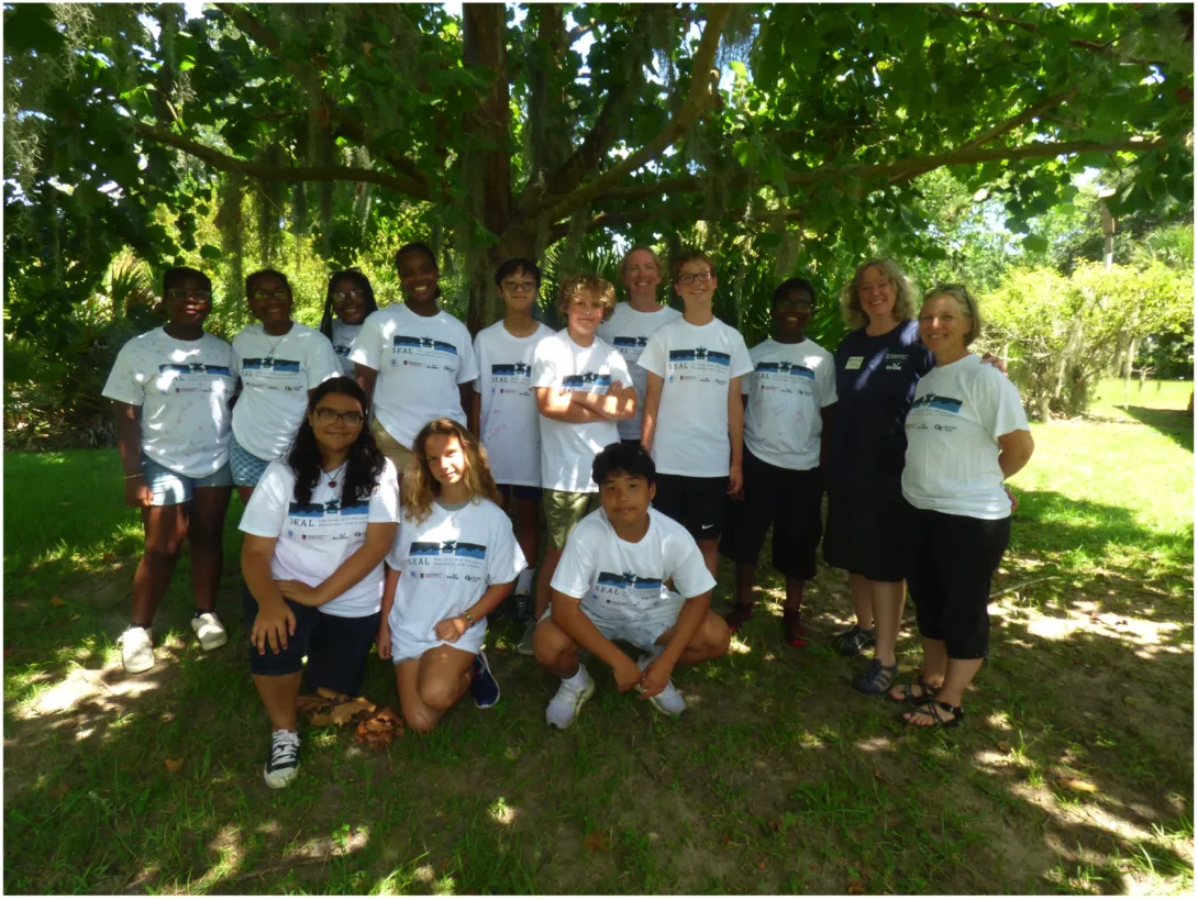 Rising Georgia 7th-8th graders learn how coastal areas are changing due to sea level rise. 